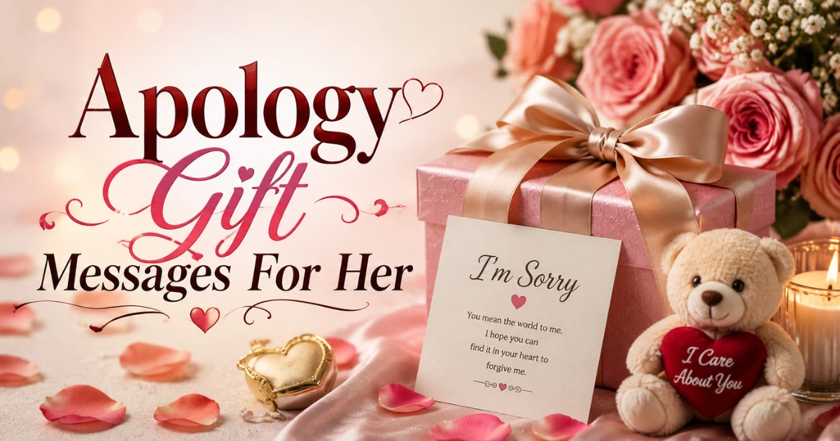 Apology Gift Messages For Her
