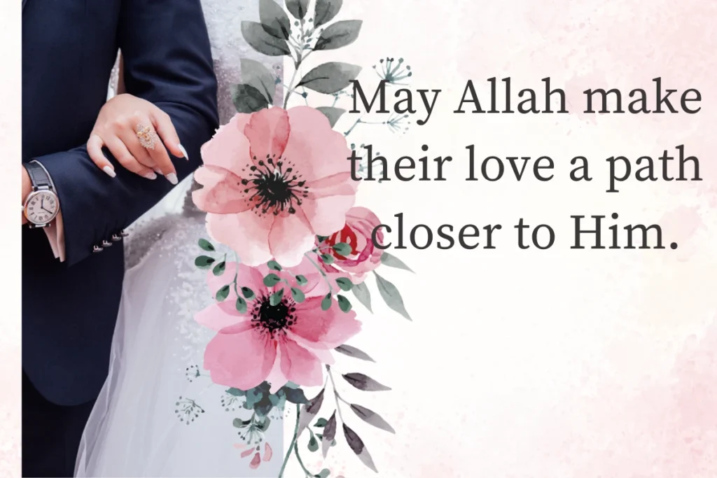 Dua Islamic Wedding Messages for the Couple