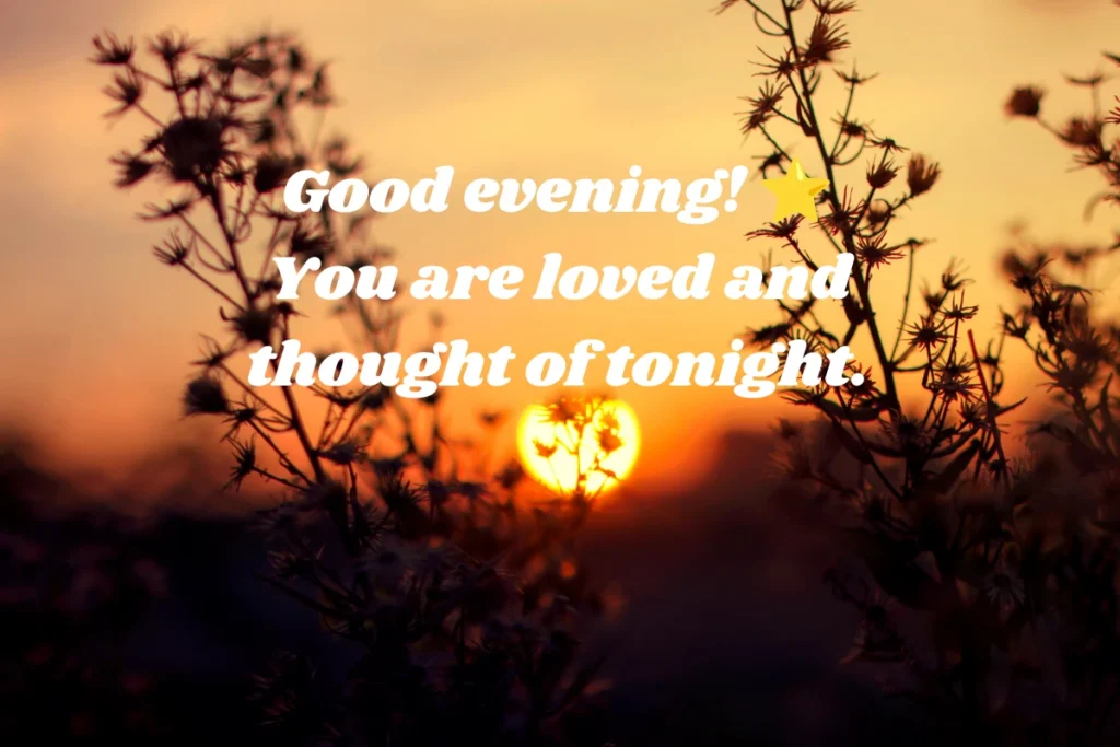 Good Evening Blessing Messages for Friends on WhatsApp