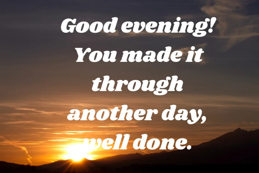 Good Evening Messages For Him To Make Him Smile
