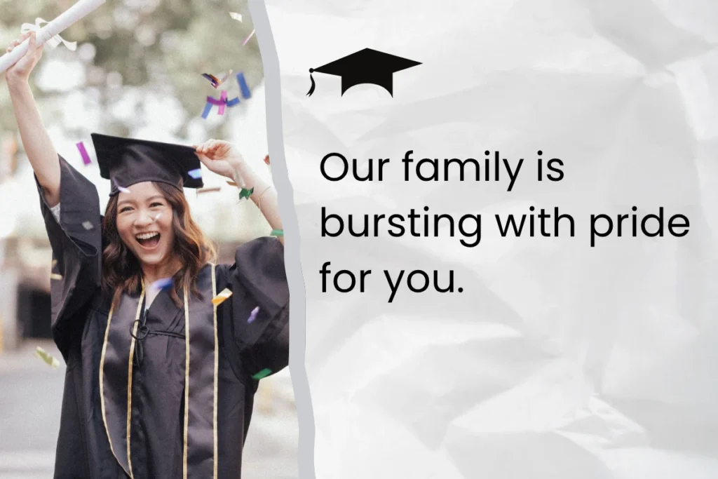 Graduation Wishes for Family