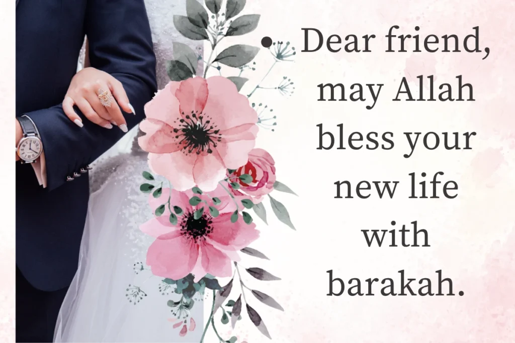 Islamic Wedding Messages for Friend