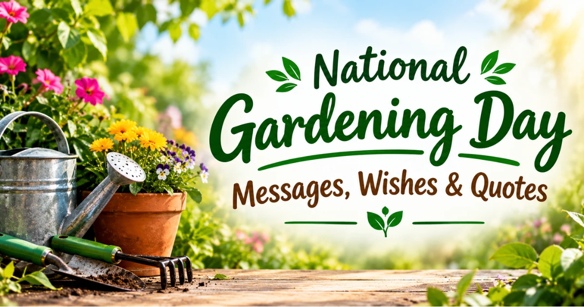National Gardening Day Messages